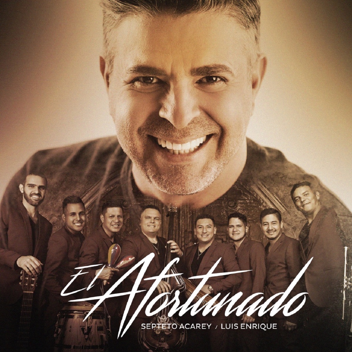 El Afortunado (feat. Luis Enrique) - Single by Septeto Acarey album cover