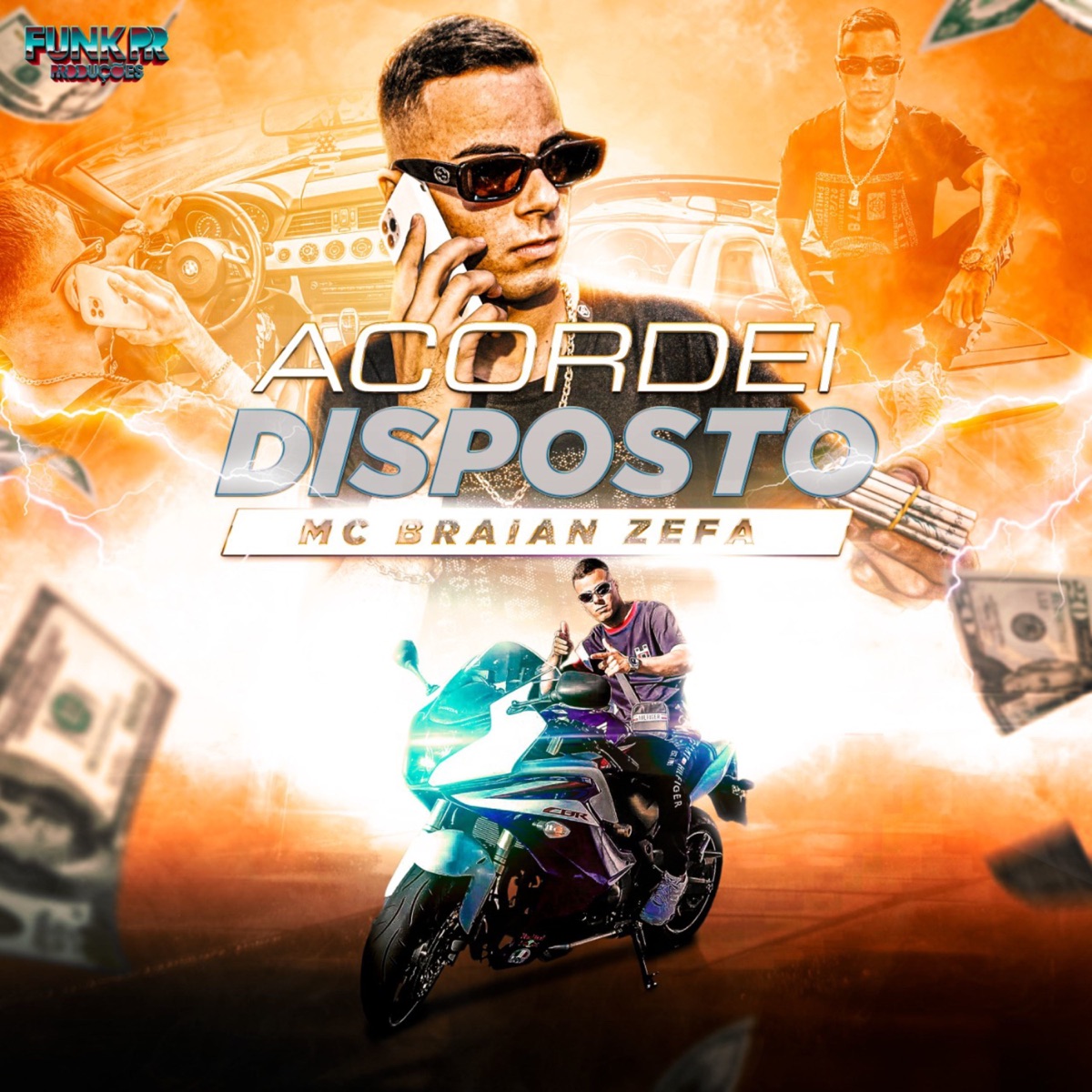 Acordei Disposto - Single by mc braian zefa album cover