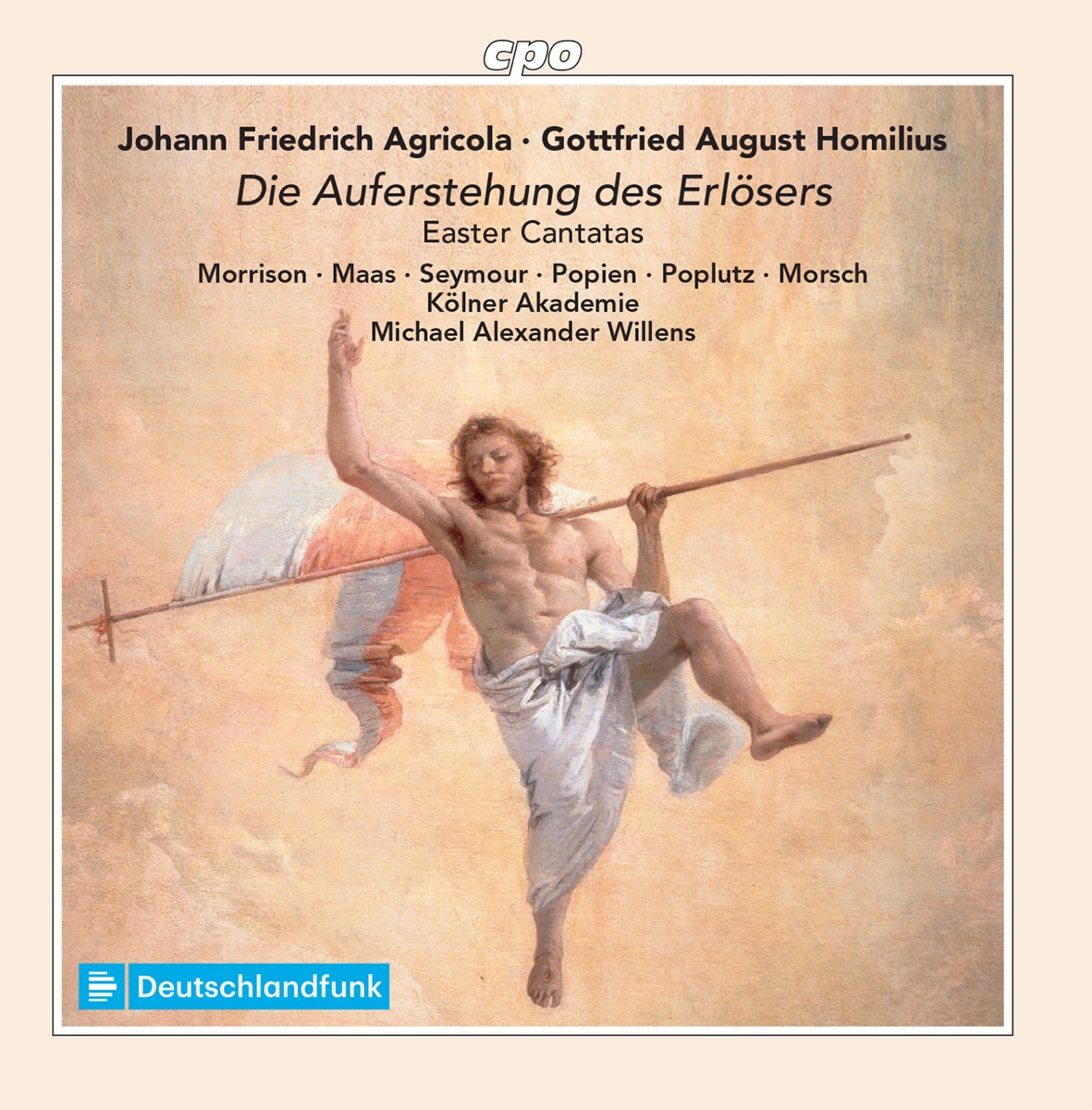 Easter Cantatas by Kolner Akademie Choir, Die Kölner Akademie & Michael Alexander Willens album cover