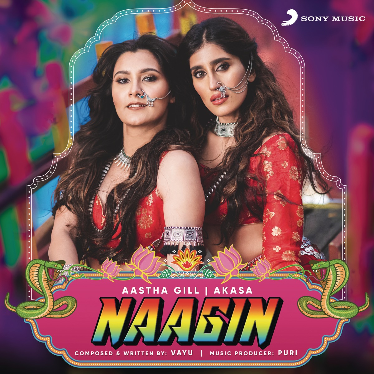 Naagin - Single by Vayu, Aastha Gill, Akasa & Puri album cover