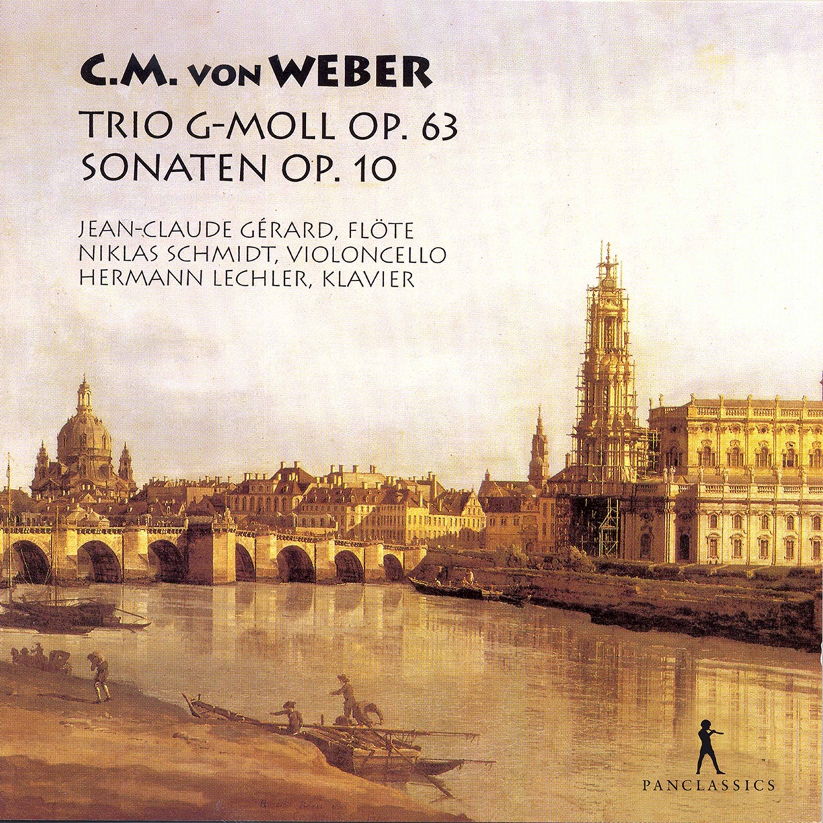 Weber: Flute Trio, Op. 63 & Flute Sonatas, Op. 10b by Jean-Claude Gérard, Niklas Schmidt & Hermann Lechler album cover