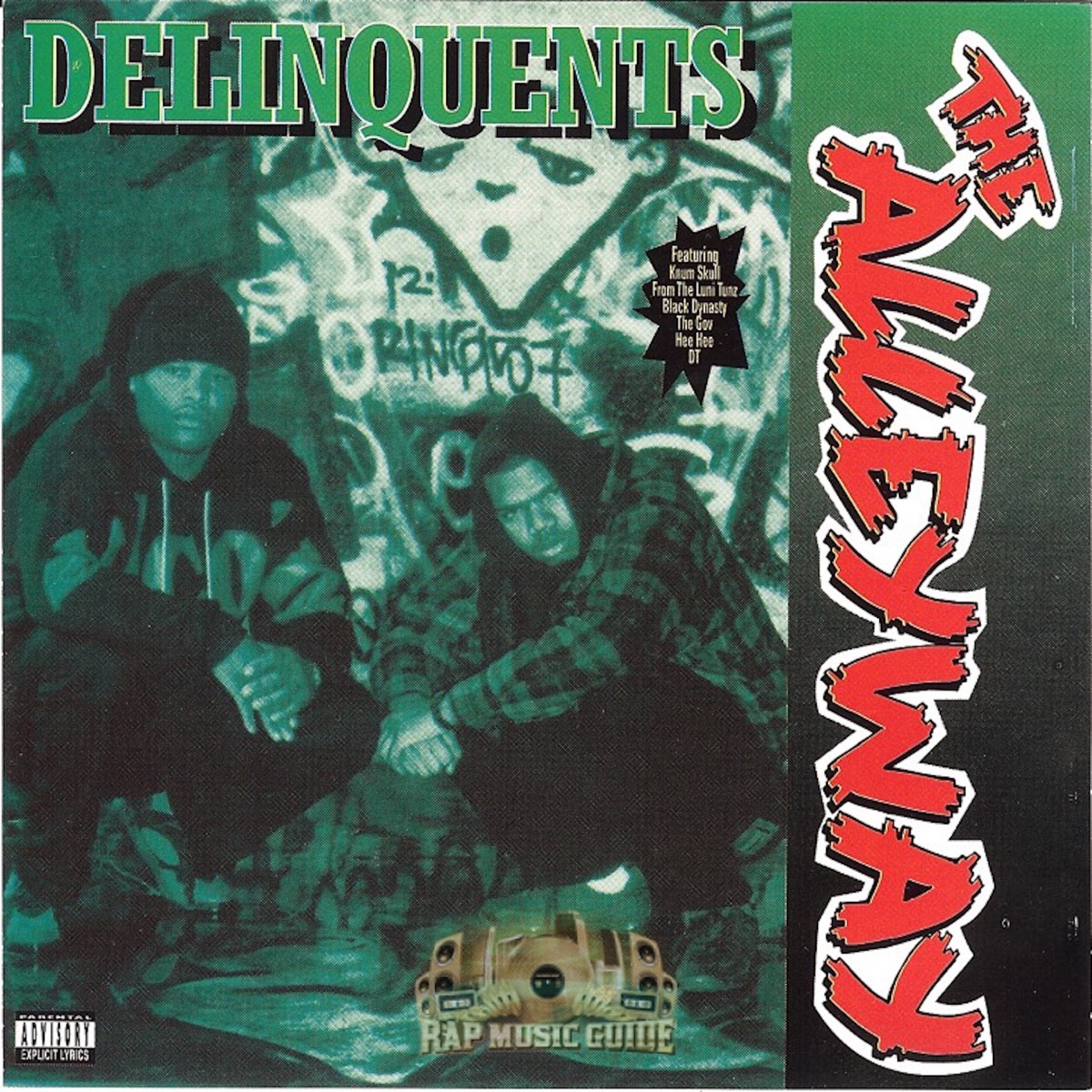 The Alleyway - EP by The Delinquents album cover