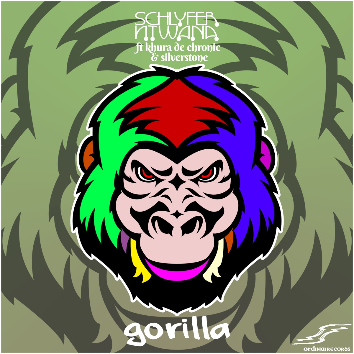 Gorilla (feat. Khura de Chronic & Silverstone) - Single by Schlyfer Ntwana album cover
