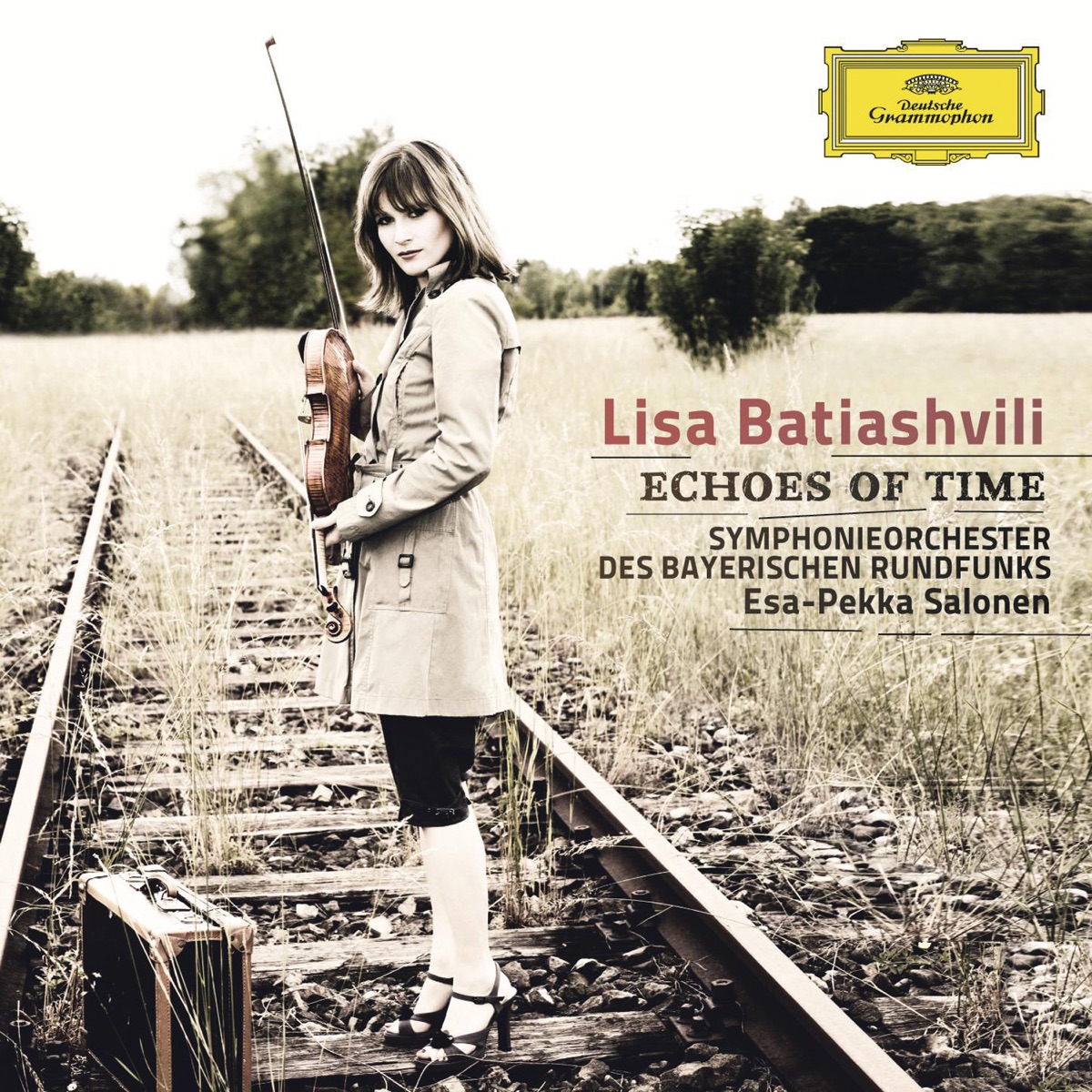 Echoes of Time by Lisa Batiashvili, Esa-Pekka Salonen, Hélène Grimaud & Bavarian Radio Symphony Orchestra album cover