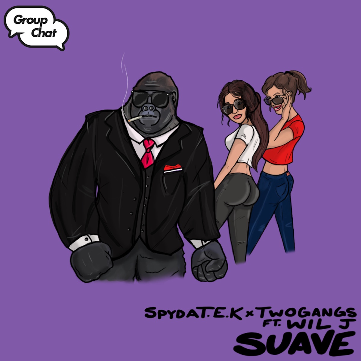 Suave (feat. Wil J) - Single by SpydaT.E.K. & Twogangs album cover