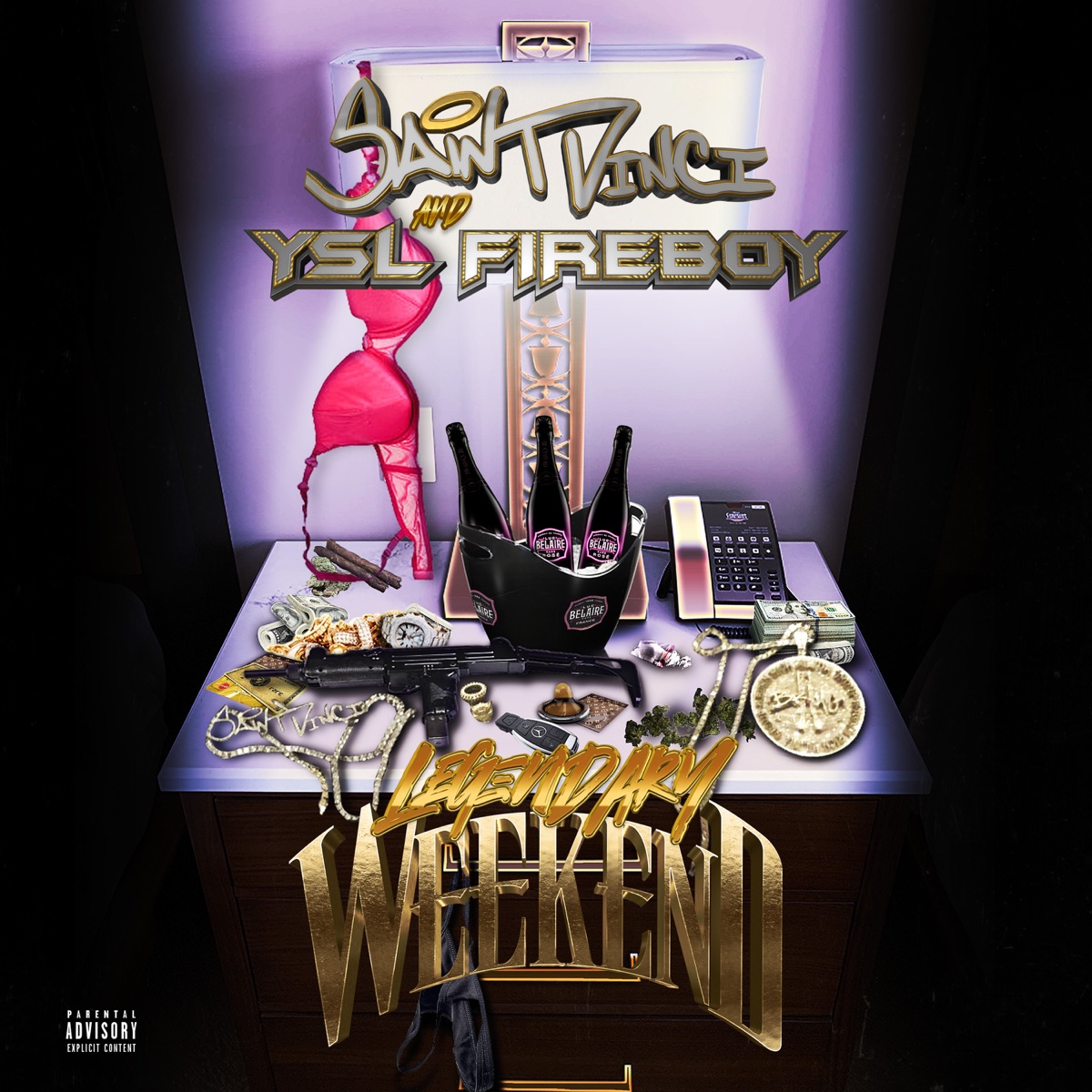 Legendary Weekend by Saint Vinci & YSL Fireboy album cover