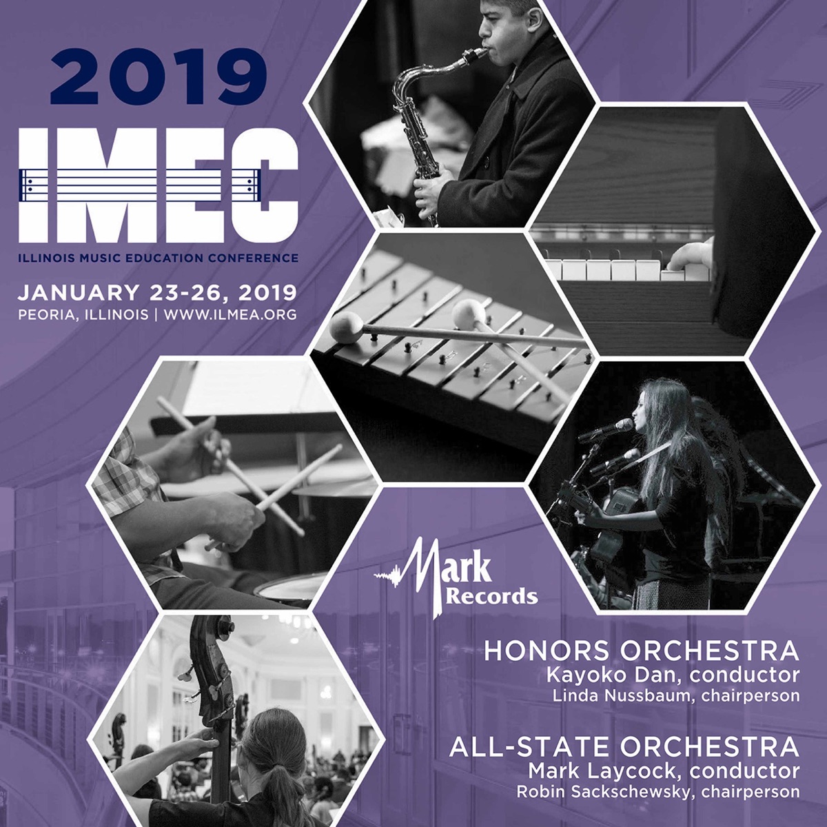 2019 Illinois Music Education Conference (IMEC): Honors Orchestra & All-State Orchestra [Live] by Illinois Honors Orchestra, Illinois All-State Orchestra, Kayoko Dan & Mark Laycock album cover