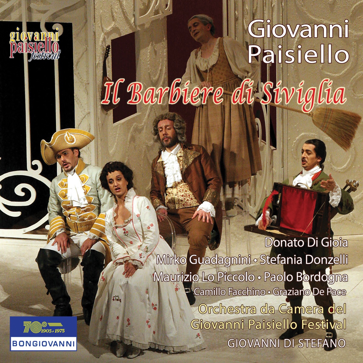 Il barbiere di Siviglia, R 1.64 by Mirko Guadagnini, Donato Di Gioia, Stefania Donzelli, Maurizio Lo Piccolo, Paolo Bordogna, Graziano de Pace, Camillo Facchino, Orchestra da camera del Giovanni Paisiello Festival & Giovanni Di Stefano album cover