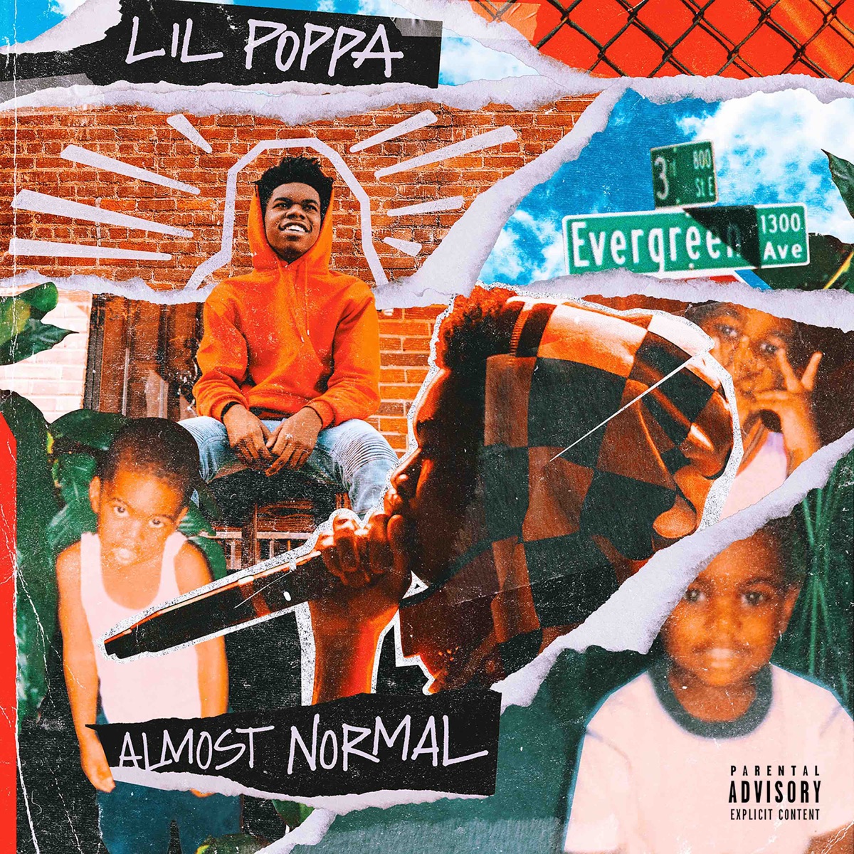 Almost Normal by Lil Poppa album cover