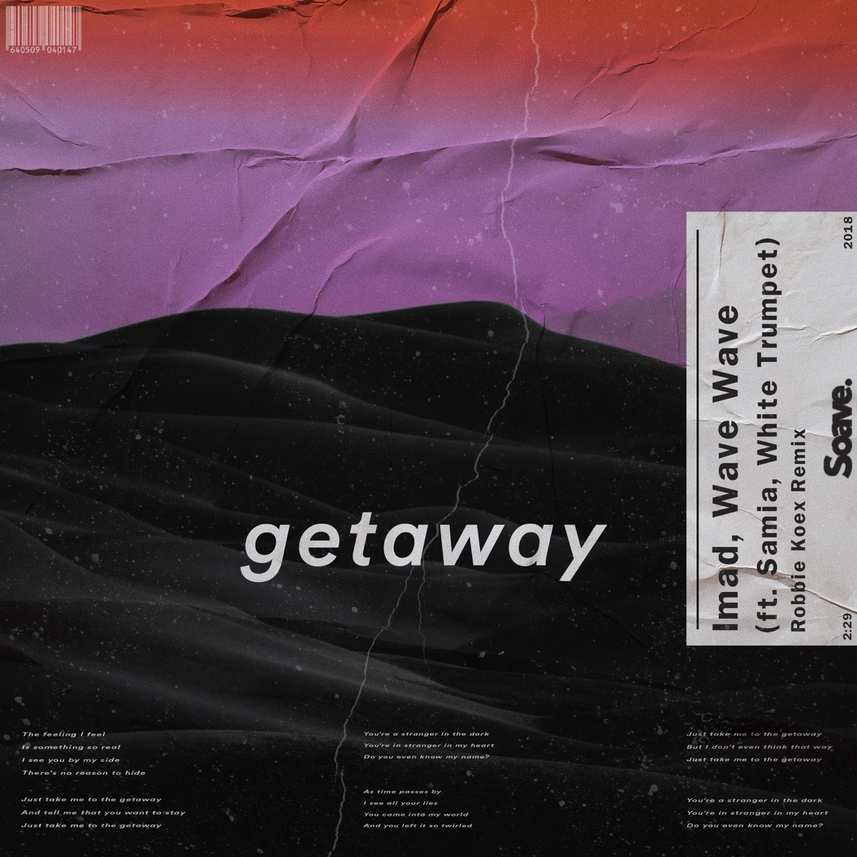 Getaway (feat. Samia & White Trumpet) [Robbie Koex Remix] - Single by Imad & Wave Wave album cover