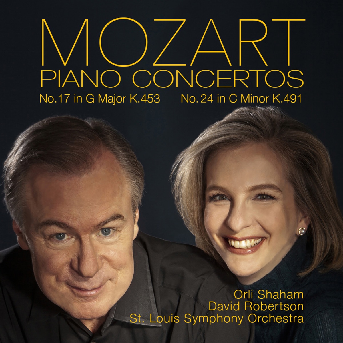 Mozart: Piano Concertos No. 17, K. 453 & No. 24, K. 491 by Orli Shaham, St. Louis Symphony Orchestra & David Robertson album cover