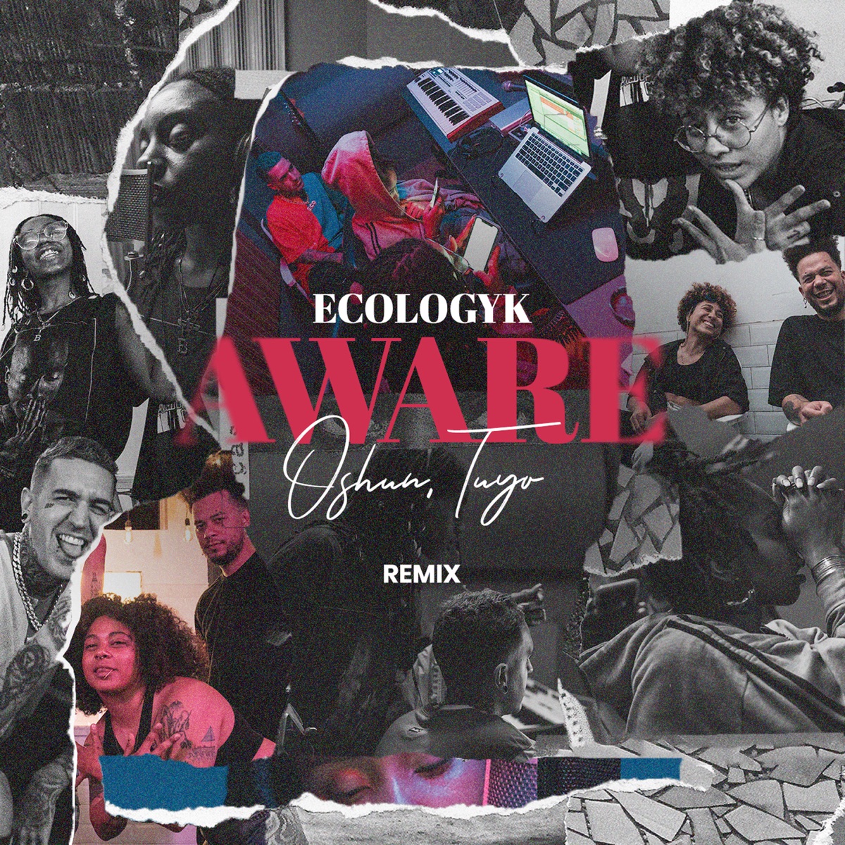 Aware (Remix) - Single by Ecologyk, OSHUN & Tuyo album cover
