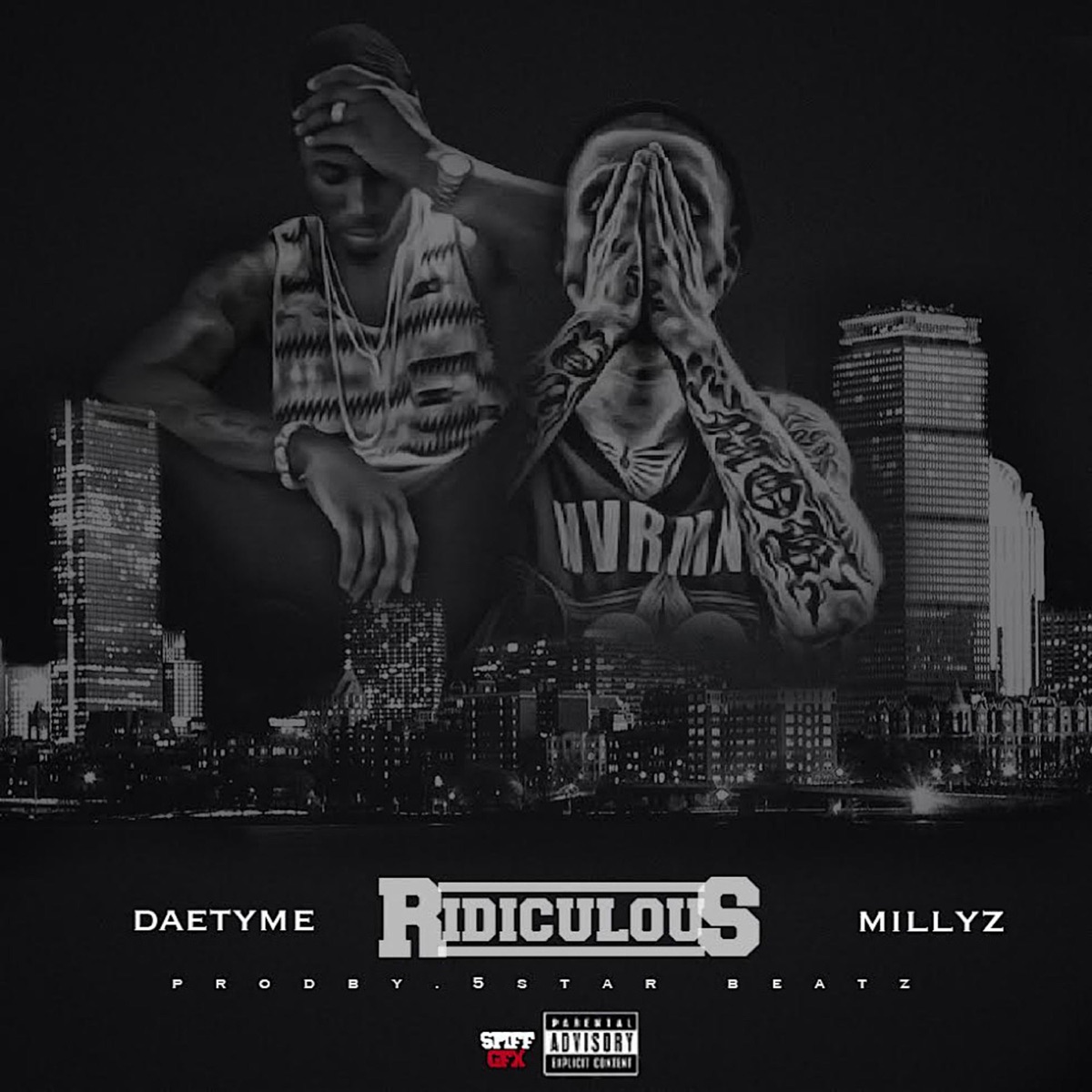 Ridiculous (feat. Millyz) - Single by Daetyme album cover