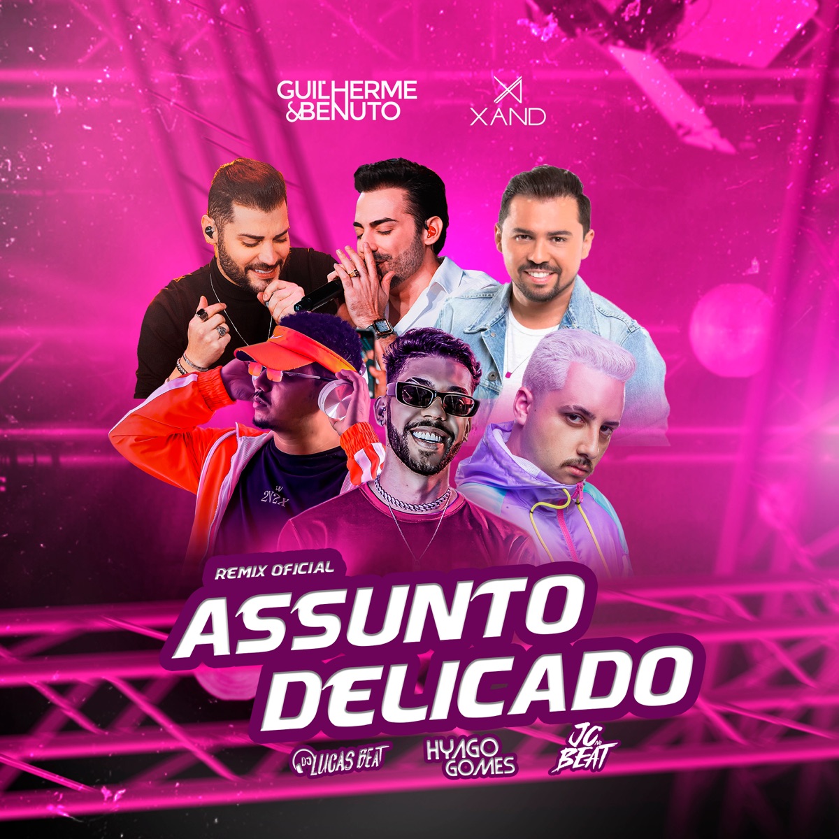 Assunto Delicado (feat. Hyago Gomes & JC no beat) [Remix] - Single by Guilherme & Benuto, Xand Avião & DJ Lucas Beat album cover