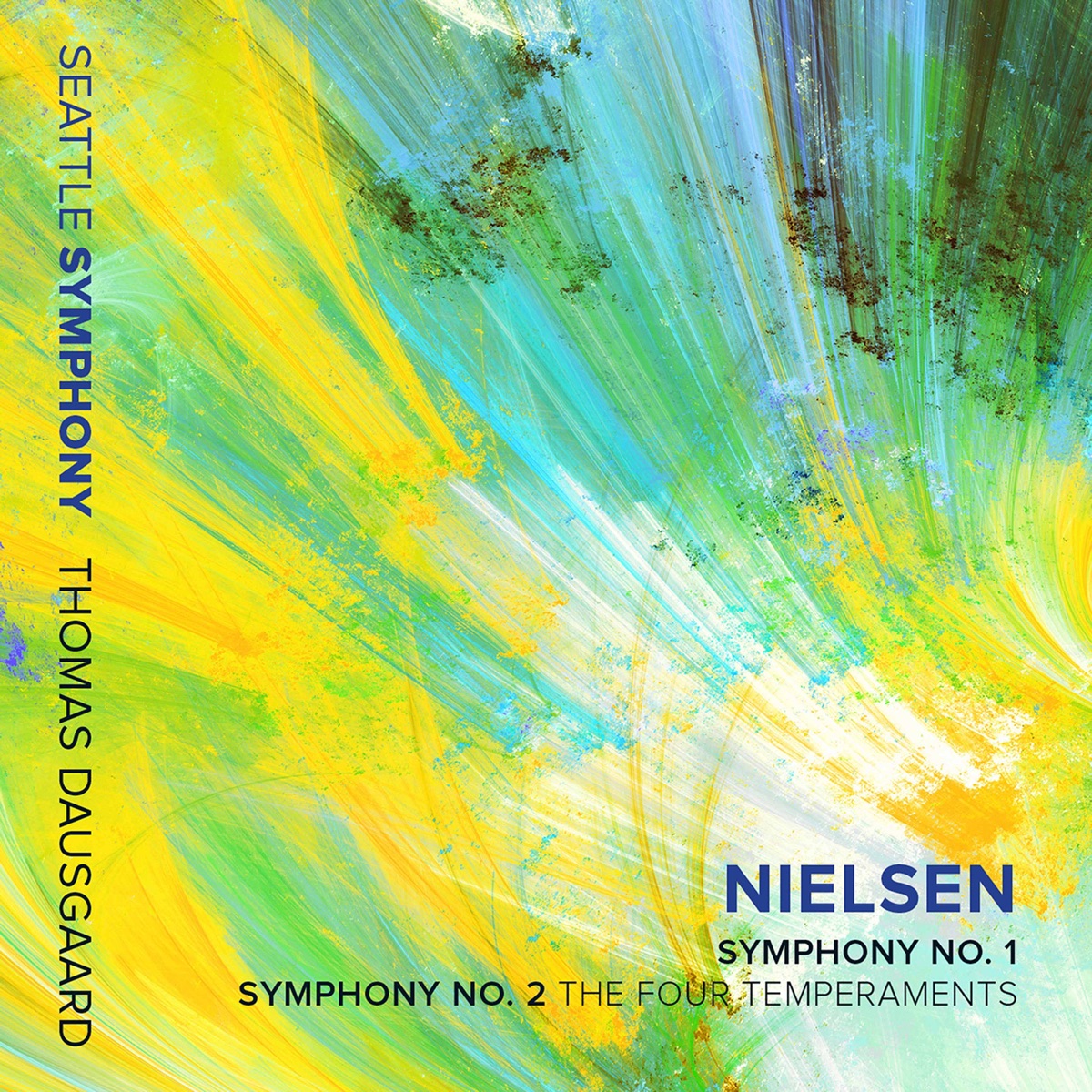 Carl Nielsen: Symphonies Nos. 1 & 2 (Live) by Seattle Symphony & Thomas Dausgaard album cover