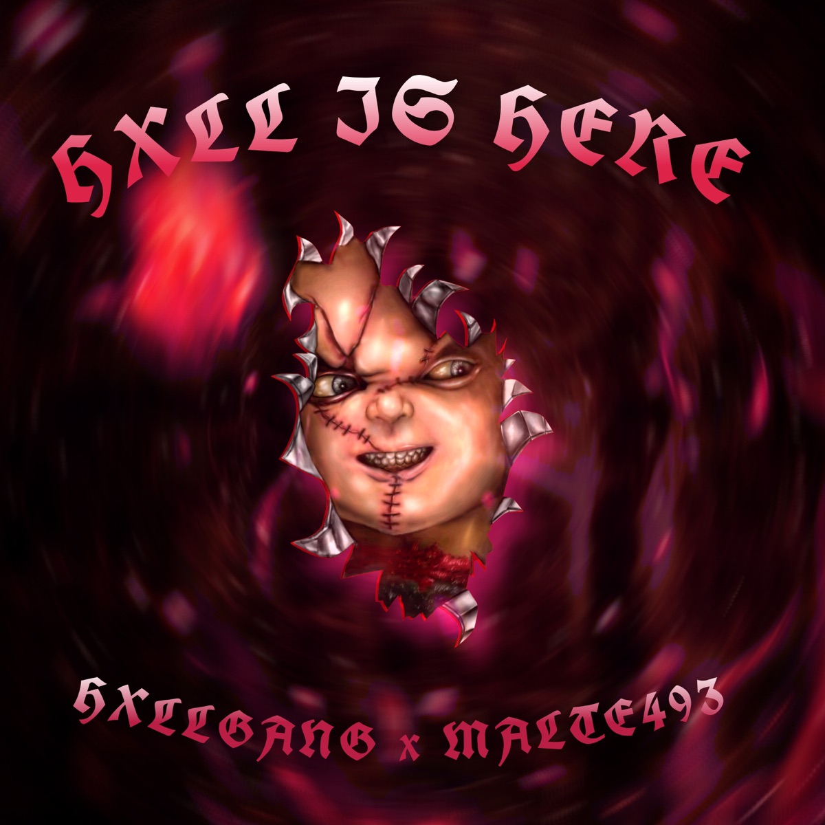 Hxll Is Here - Single by HXLLGANG & malte493 album cover