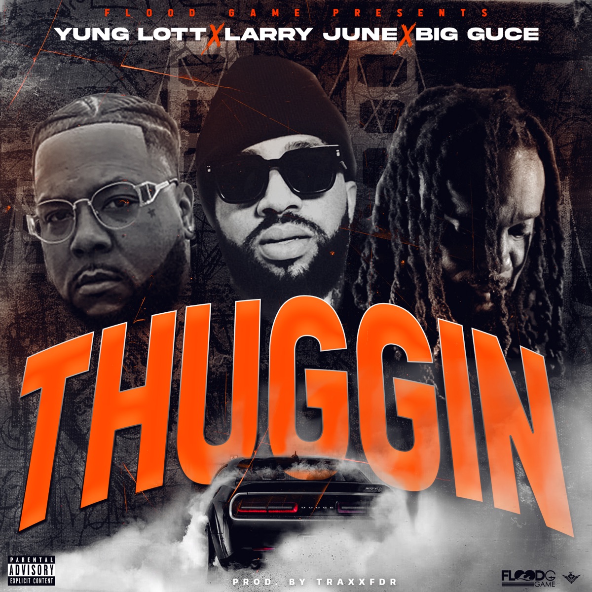 Thuggin (feat. Larry June) - Single by Yung Lott & Guce album cover artwork