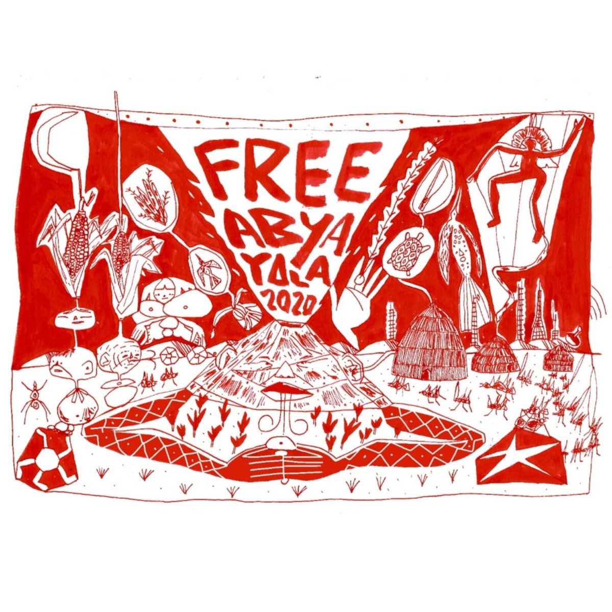 Free Abya Yala (feat. Franscisco Schuller, Vitor Ciosaki & Philipi Santos de Lima) - EP by Brisa Flow album cover