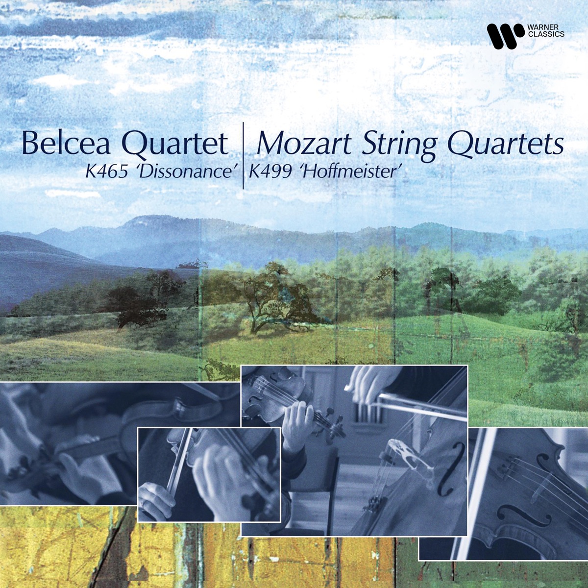 Mozart: String Quartets, K. 465 "Dissonance" & K. 499 "Hoffmeister" by Belcea Quartet album cover