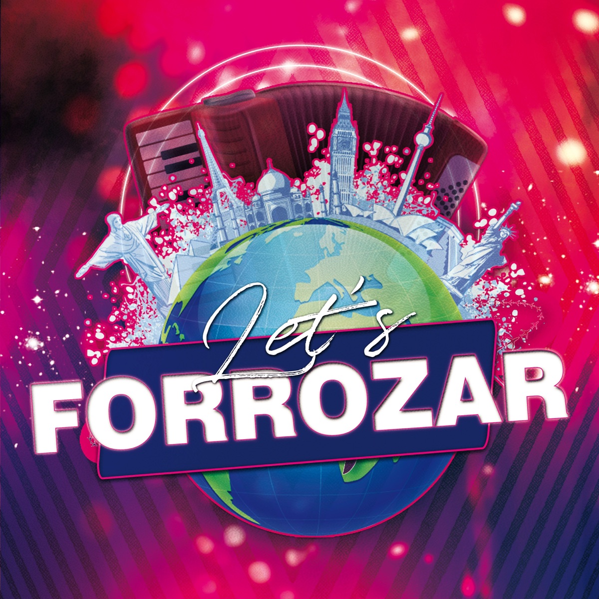 Let's Forrozar - Single by Roberto Cruz, Andrezza Formiga, Benil, Marcelo Rossiter, Marcio Diniz, César Amaral, Raphael Moura, Beto o Preto, Neném Oliveira & Abidoral album cover