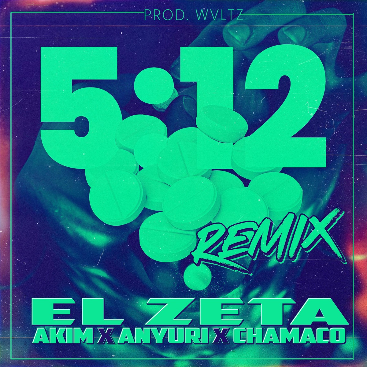 5-12 (Remix) - Single by El Zeta, Akim, Anyuri, Chamaco & Wvltz album cover