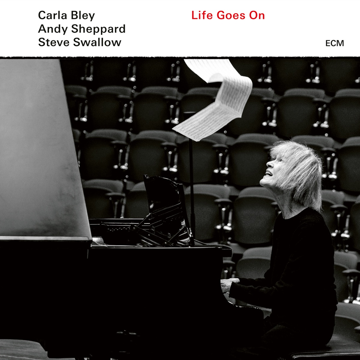 Life Goes On by Carla Bley, Andy Sheppard & Steve Swallow album cover