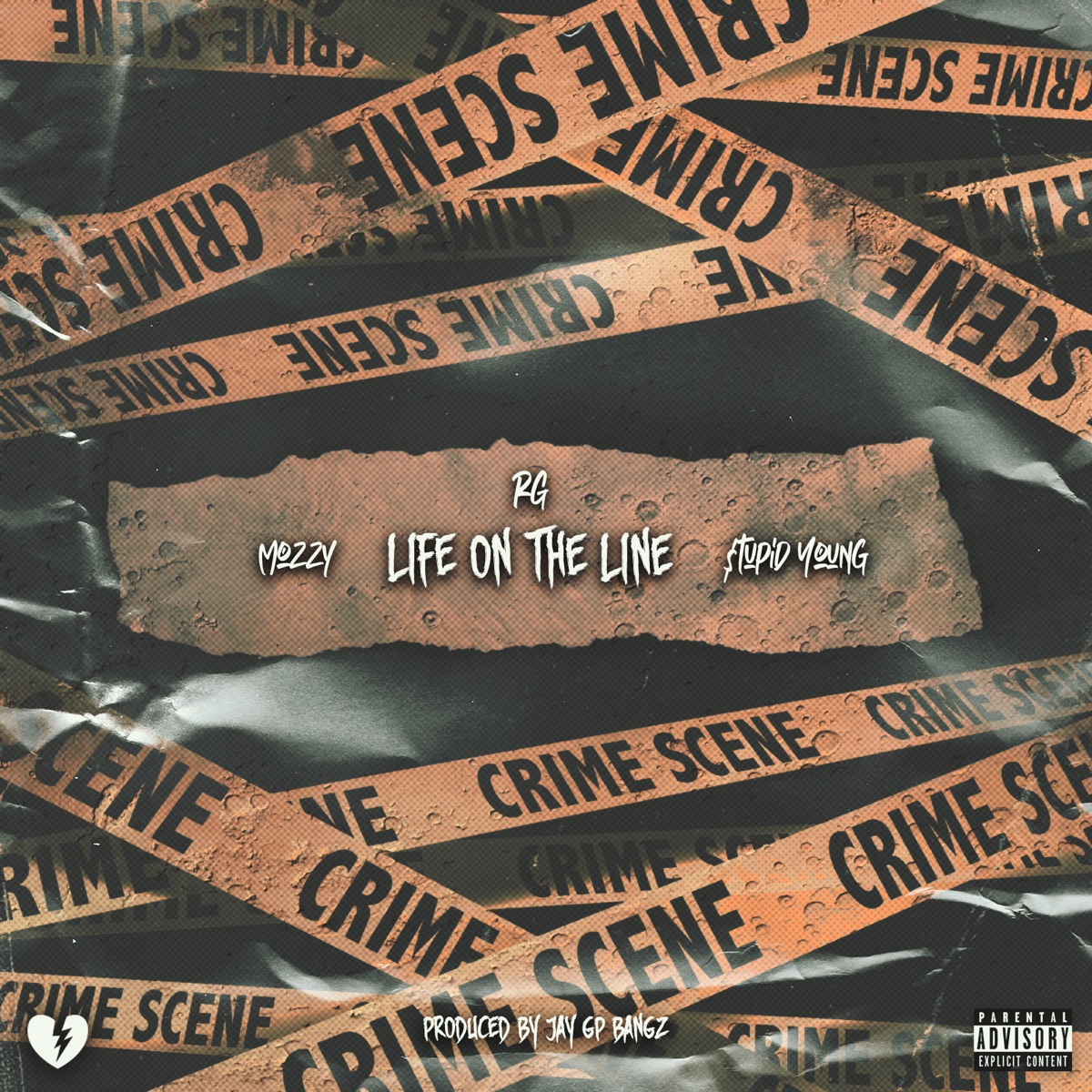 Life On the Line (feat. Mozzy & $tupid Young) - Single by RG album cover artwork