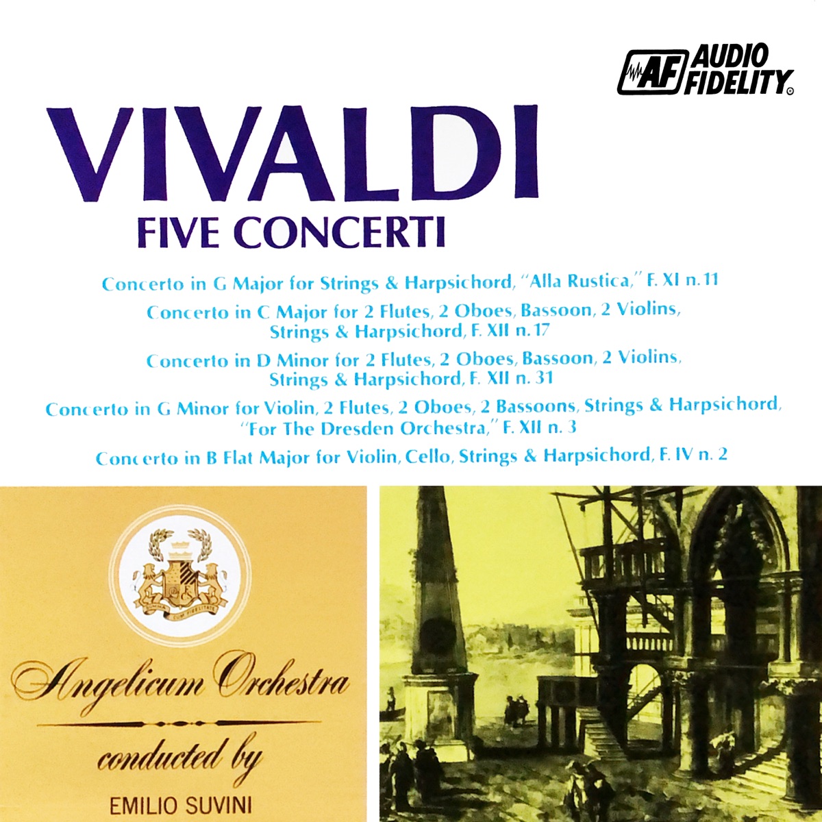 Five Concerti by Angelicum Orchestra & Emilio Suvini album cover