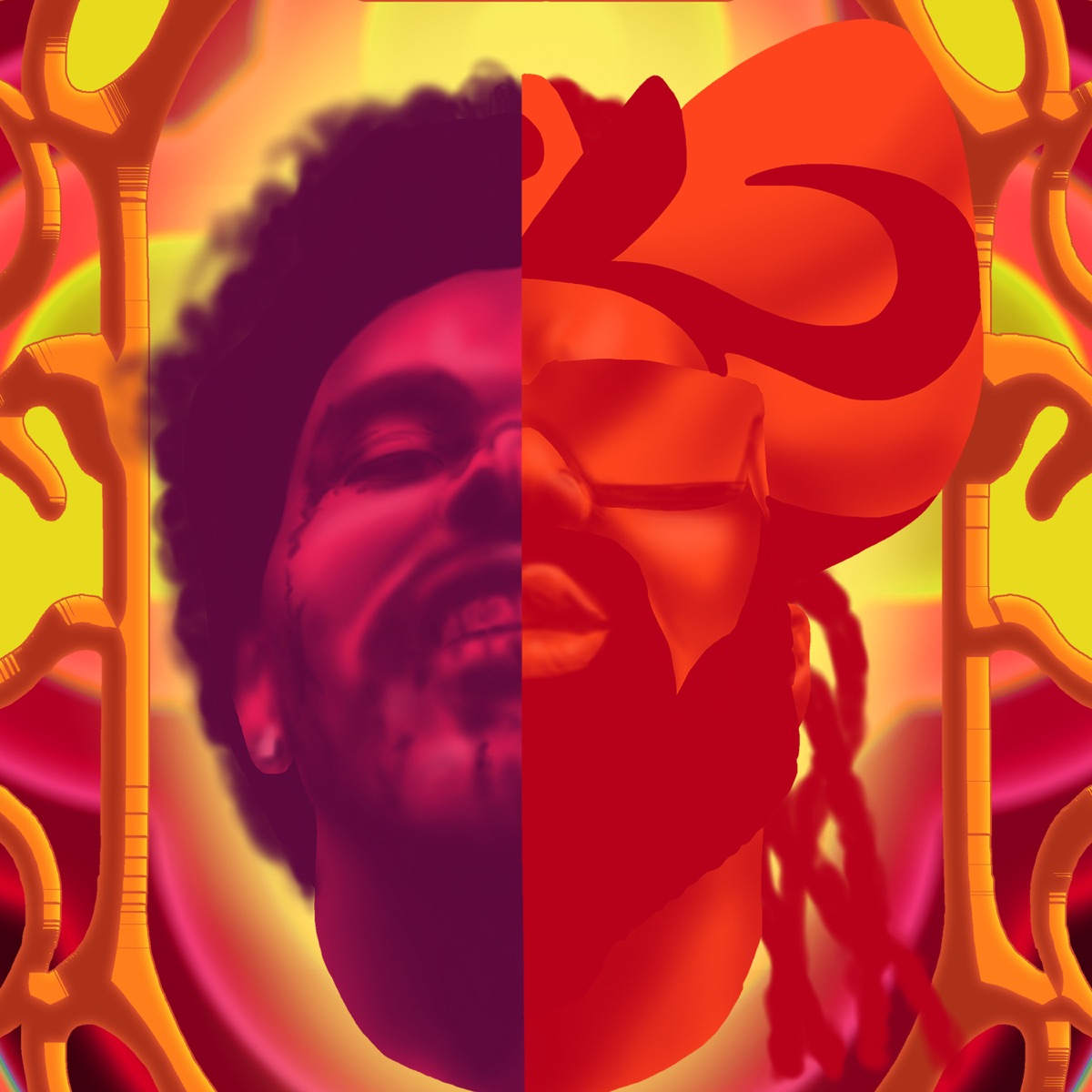 Blinding Lights (Major Lazer Remix) [feat. Major Lazer] - Single by The Weeknd album cover