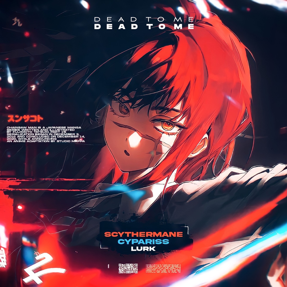 DEAD TO ME - Single by Cypariss, Scythermane & Lurk album cover