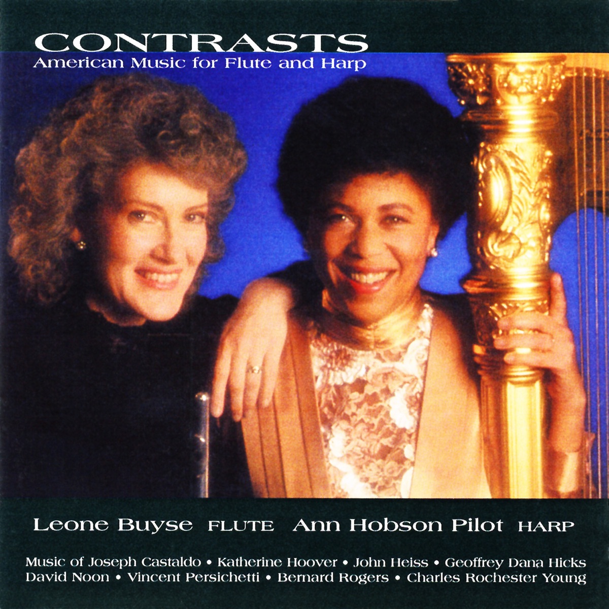 Contrasts: American Music for Flute and Harp by Leone Buyse & Ann Hobson Pilot album cover