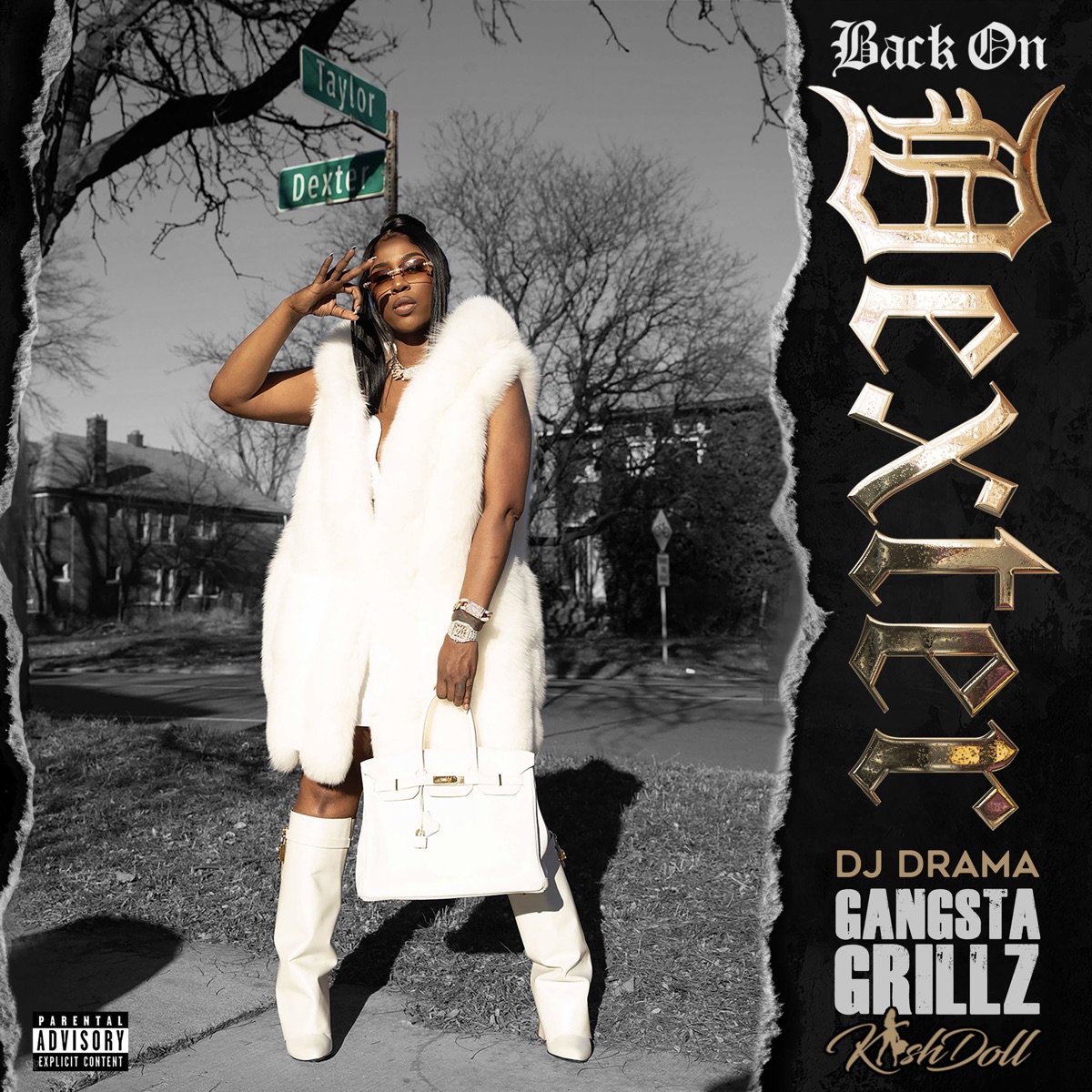Back on Dexter: A Gangsta Grillz Mixtape by Kash Doll & DJ Drama album cover
