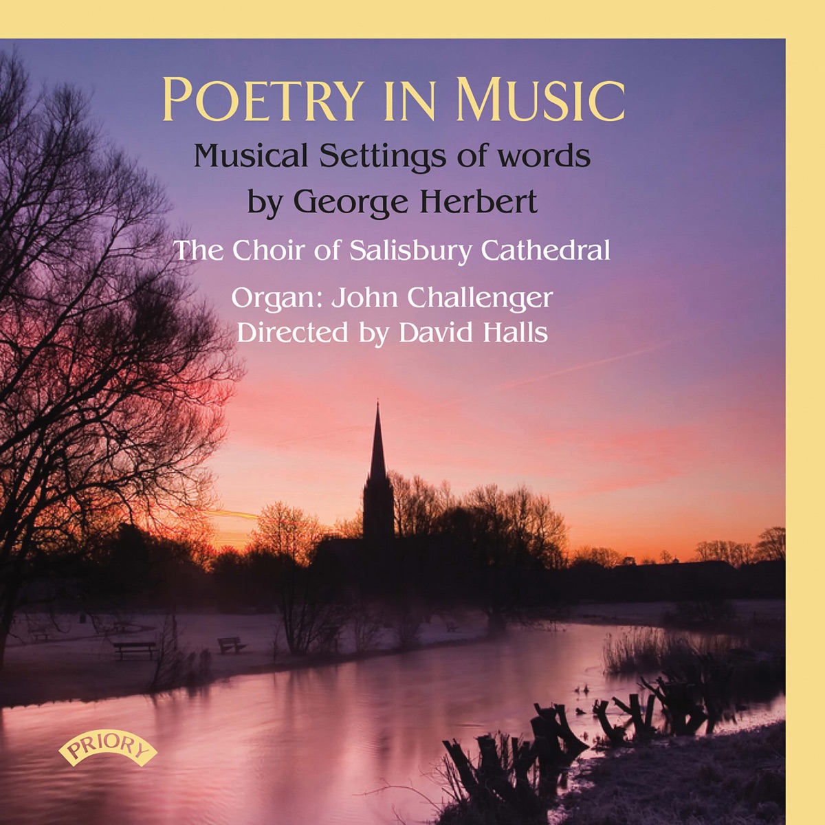 Poetry in Music: Musical Settings of Words by George Herbert by The Choir of Salisbury Cathedral, John Challenger & David Halls album cover