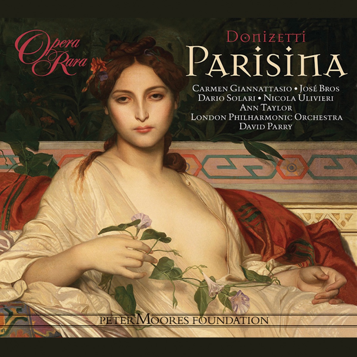 Donizetti: Parisina by Dario Solari, Nicola Ulivieri, David Parry, Ann Taylor, London Philharmonic Orchestra, Carmen Giannattasio & José Bros album cover
