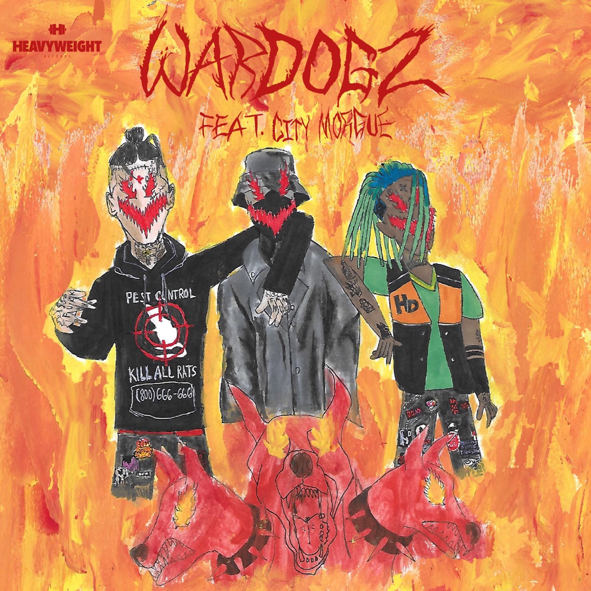 Wardogz (feat. City Morgue) - Single by GRAVEDGR album cover
