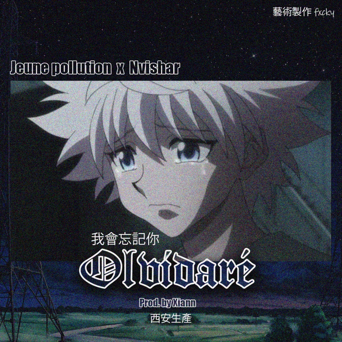 Olvidare (feat. Nvishar) - Single by Jeune Pollution album cover