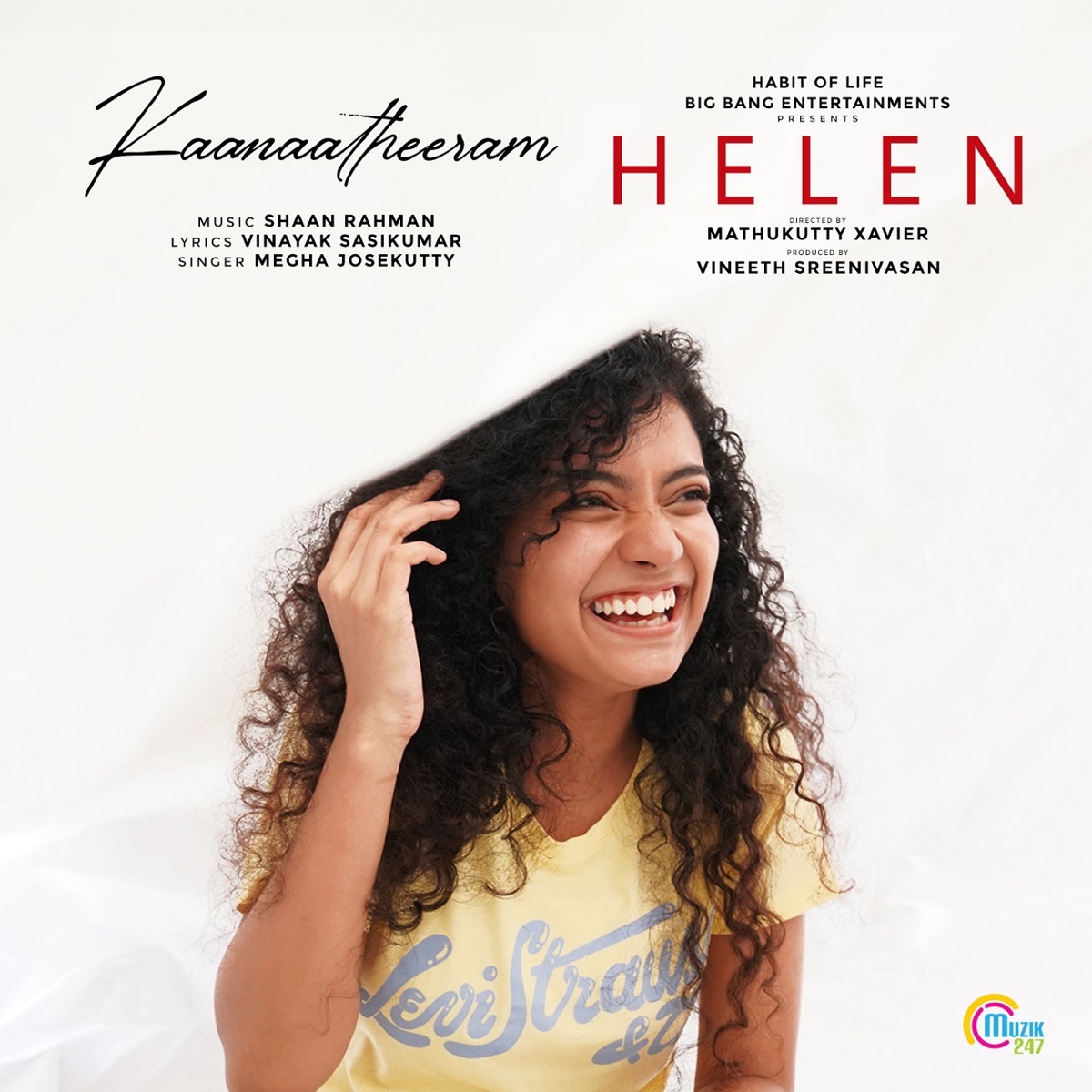 Kaanaatheeram (From "Helen") - Single by Shaan Rahman & Megha Josekutty album cover