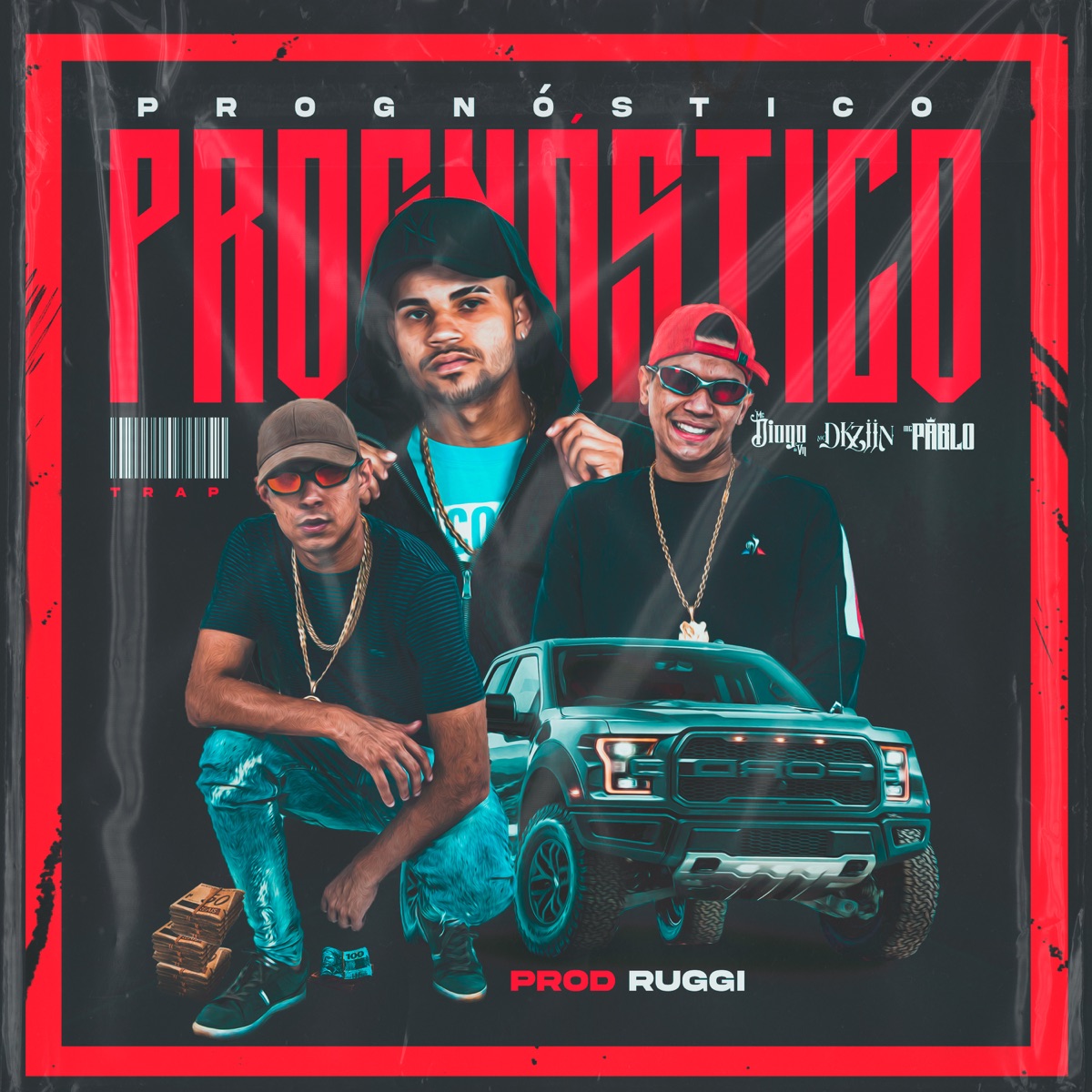Prognostico (feat. Ruggi) - Single by Mc Dkziin, MC Diogo da vn & Mc Pablo album cover