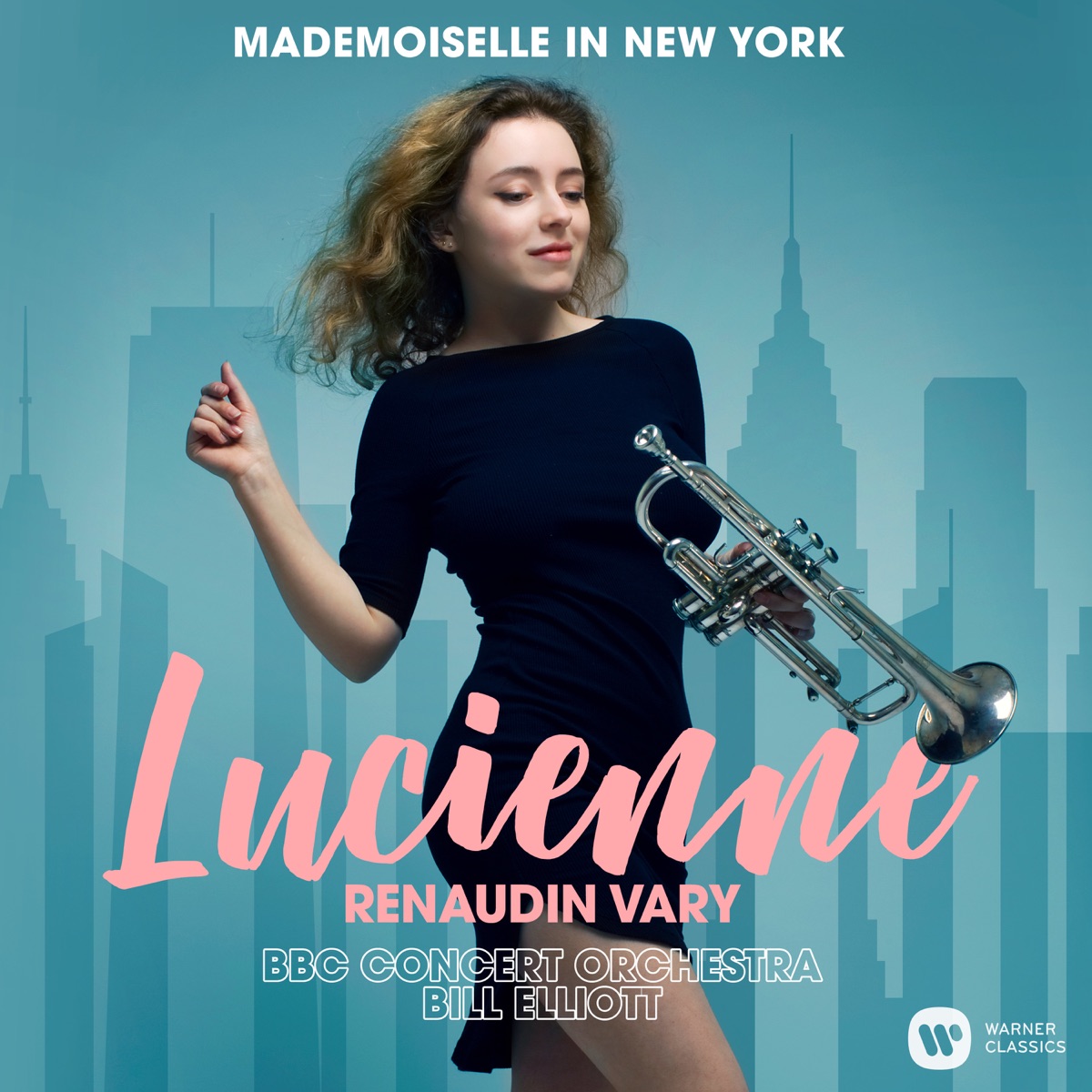 Mademoiselle in New York by Lucienne Renaudin Vary, Bill Elliott & BBC Concert Orchestra album cover