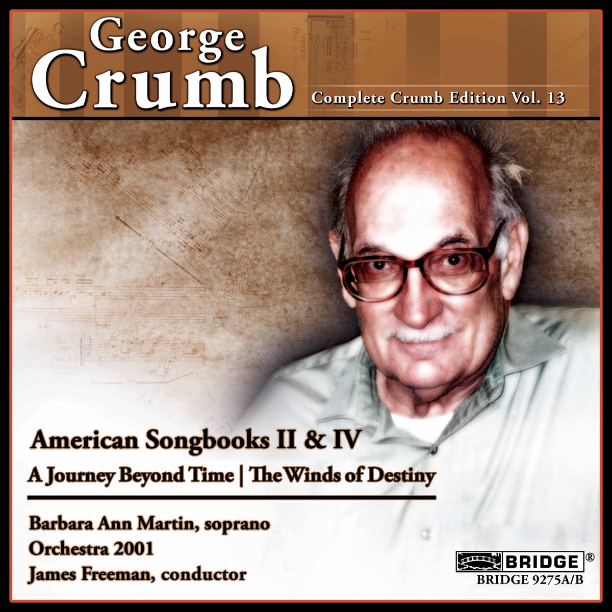 Complete Crumb Edition, Vol. 13 by Barbara Ann Martin, Orchestra 2001 & James Freeman album cover