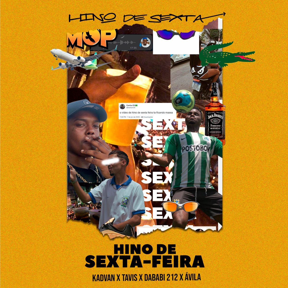 Hino de Sexta-Feira (feat. Dababi 212) - Single by Kadvan, Tavis & Beat do Ávila album cover