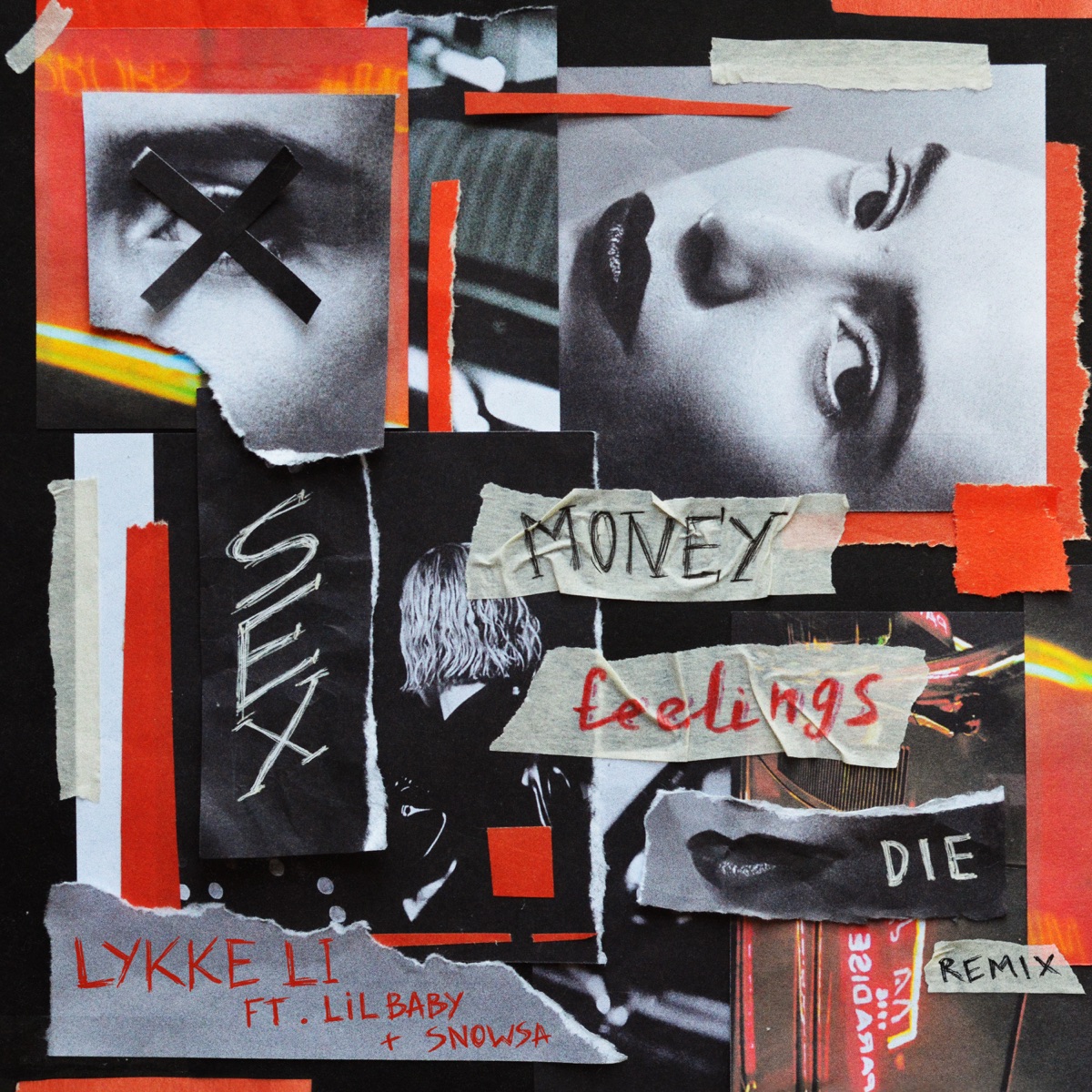 sex money feelings die REMIX (feat. Lil Baby & SNOWSA) - Single by Lykke Li album cover artwork