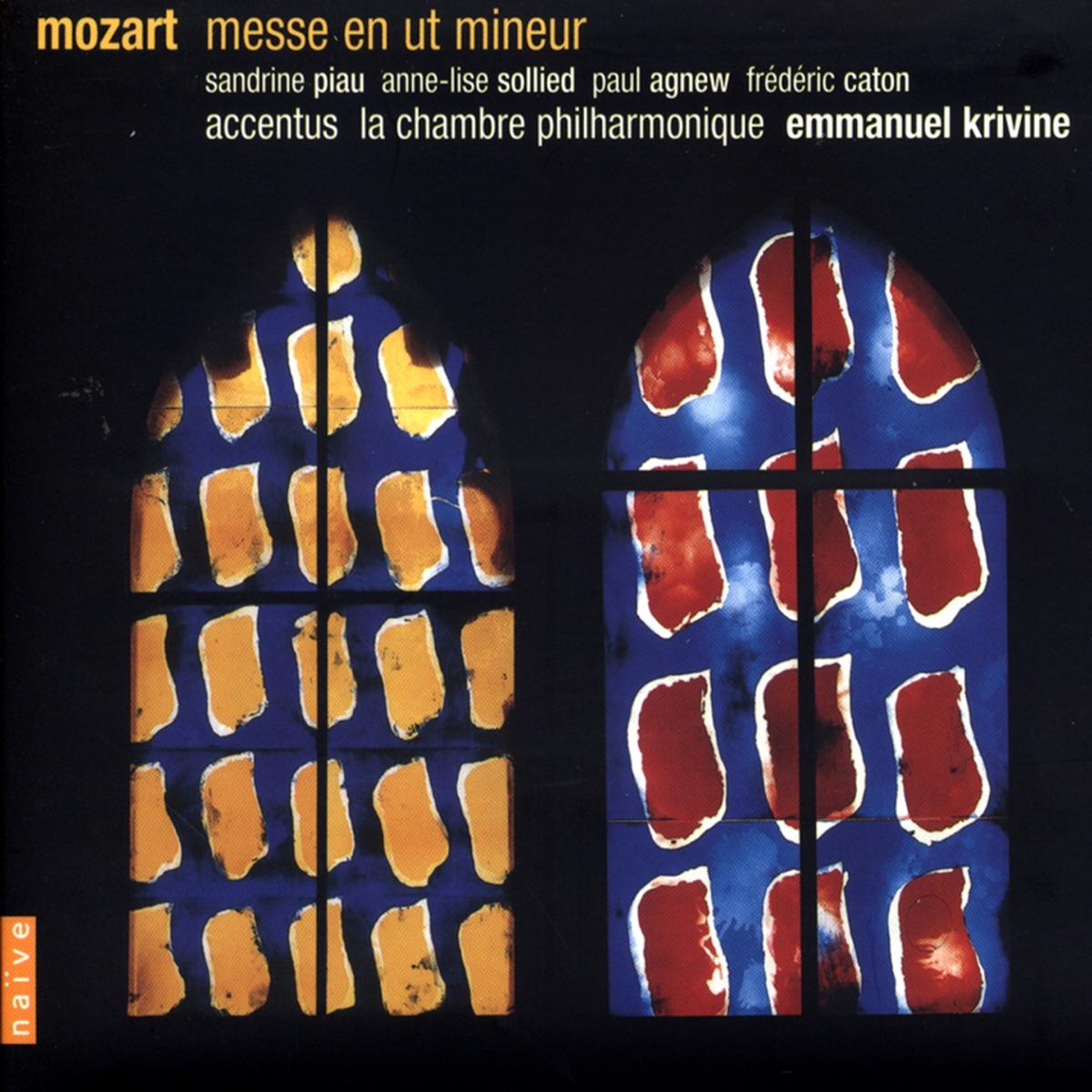 Mozart: Messe en ut mineur by Accentus, La Chambre Philharmonique & Emmanuel Krivine album cover