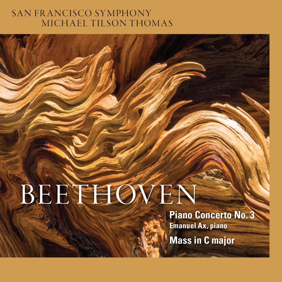 Piano Concerto No. 3 & Mass in C by Shenyang, San Francisco Symphony Chorus, Michael Tilson Thomas, Ragnar Bohlin, Kelley O'Connor, San Francisco Symphony, Emanuel Ax, Joélle Harvey & William Burden album cover