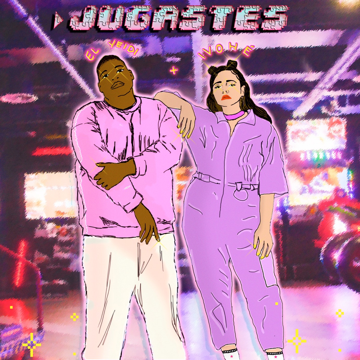 Jugastes (feat. El Yeidi & Ivohé) - Single by Iswearimtryingfam album cover