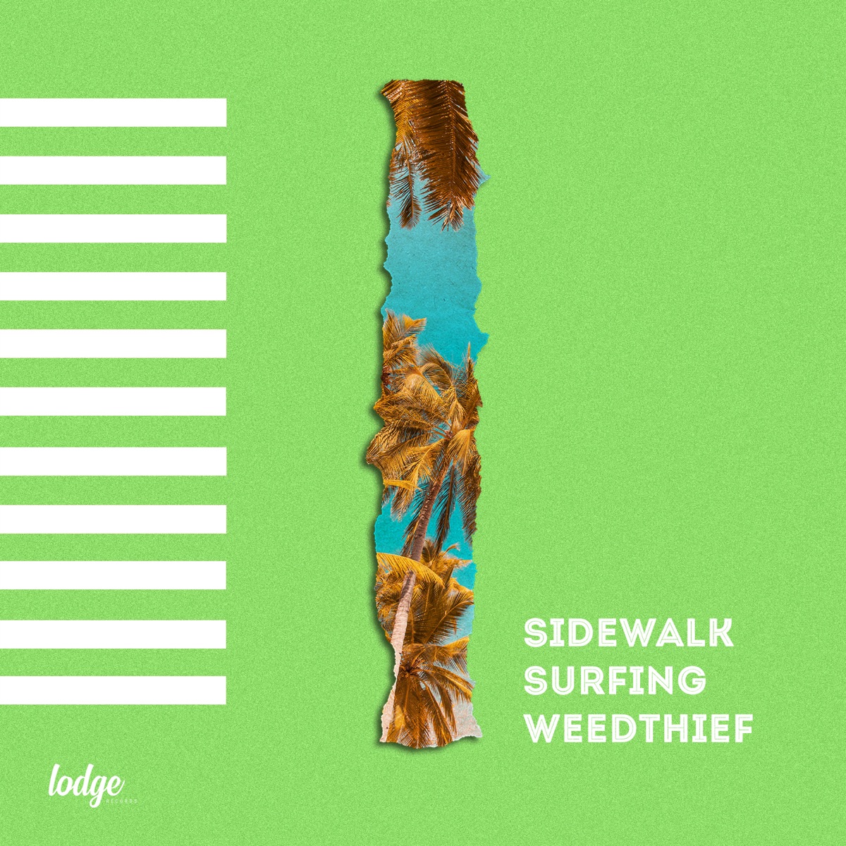 Sidewalk Surfing - Single by Lodge Records & Weedthief album cover