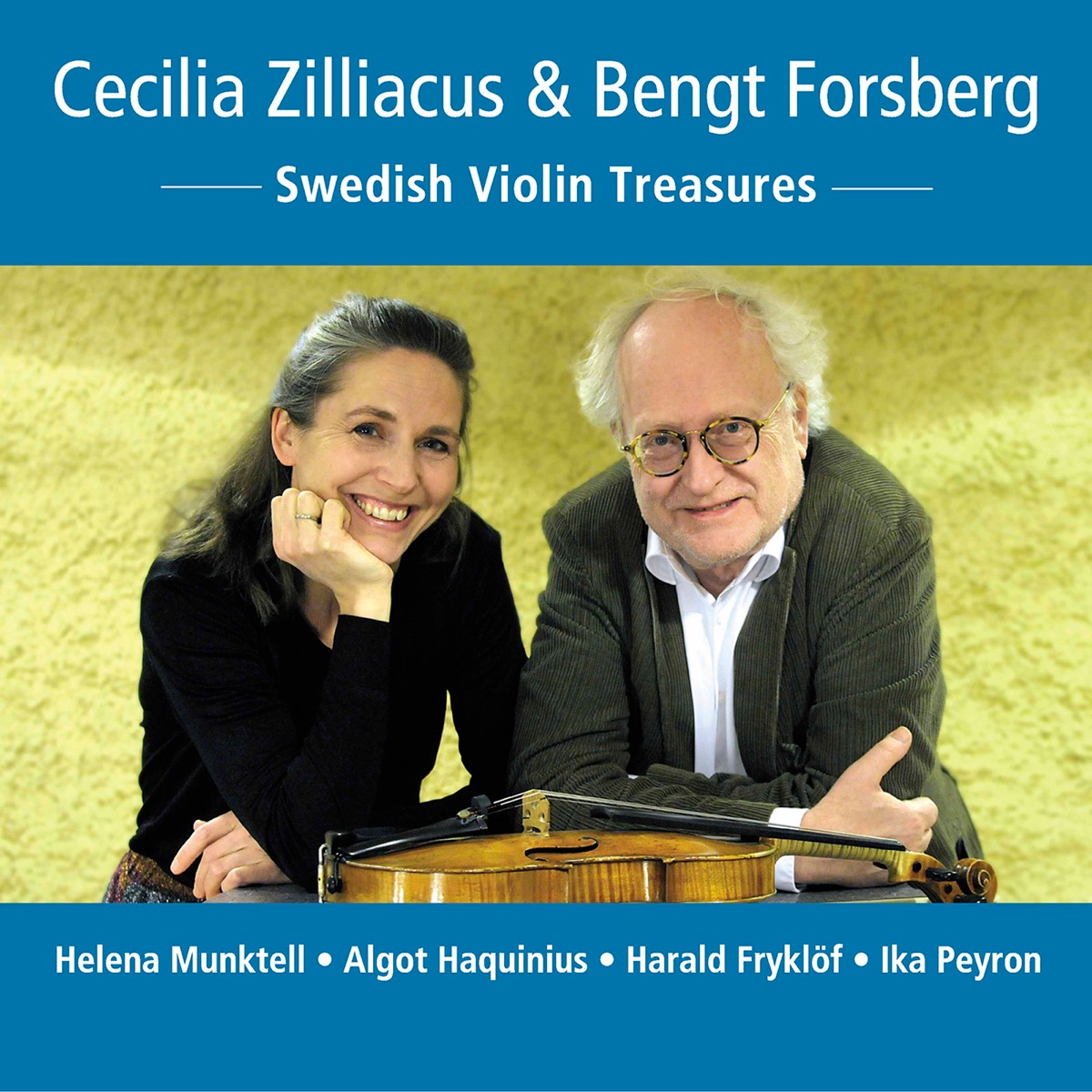 Swedish Violin Treasures by Cecilia Zilliacus & Bengt Forsberg album cover