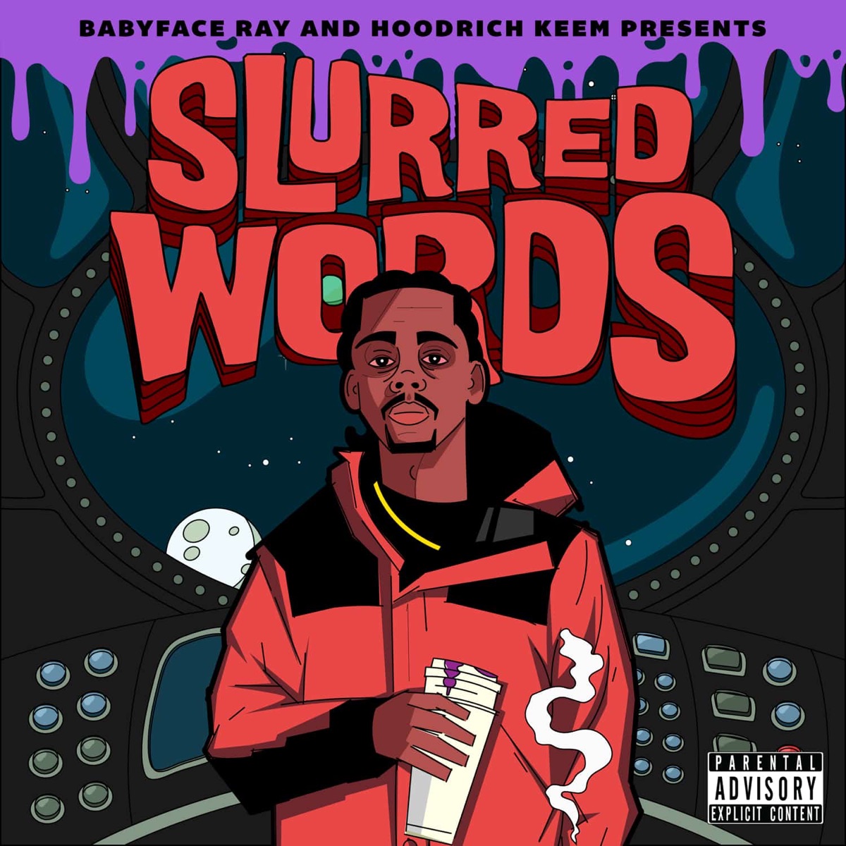 Slurred Words - Single by Hoodrich Keem & Babyface Ray album cover