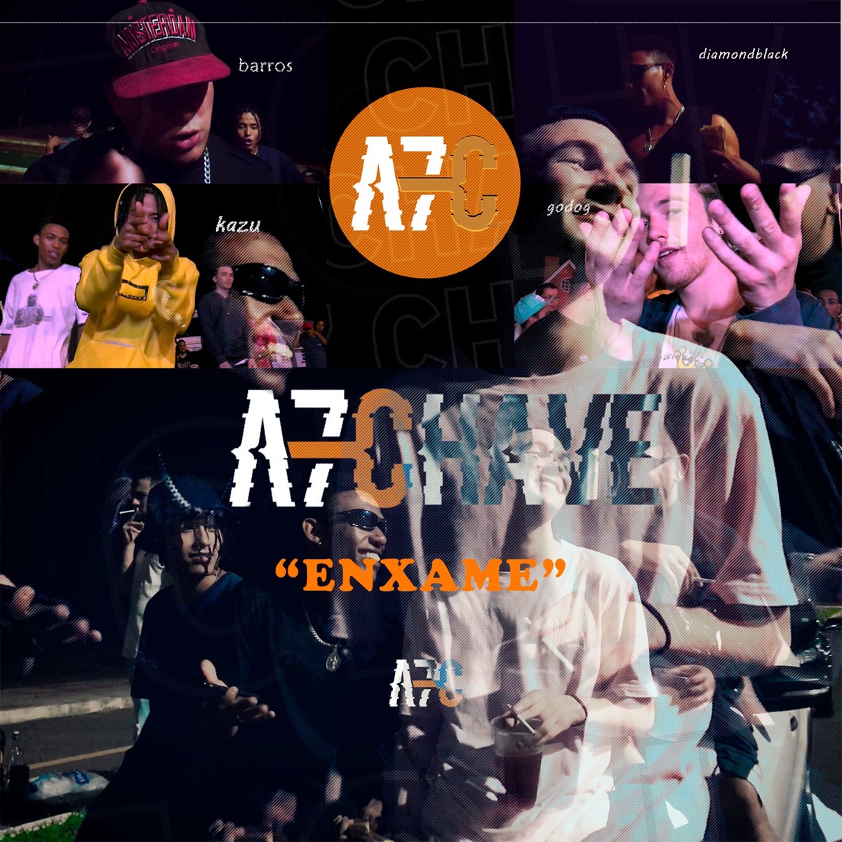 Enxame - Single by A7Chave, Kzzu, DiamondBlxck & Godog album cover