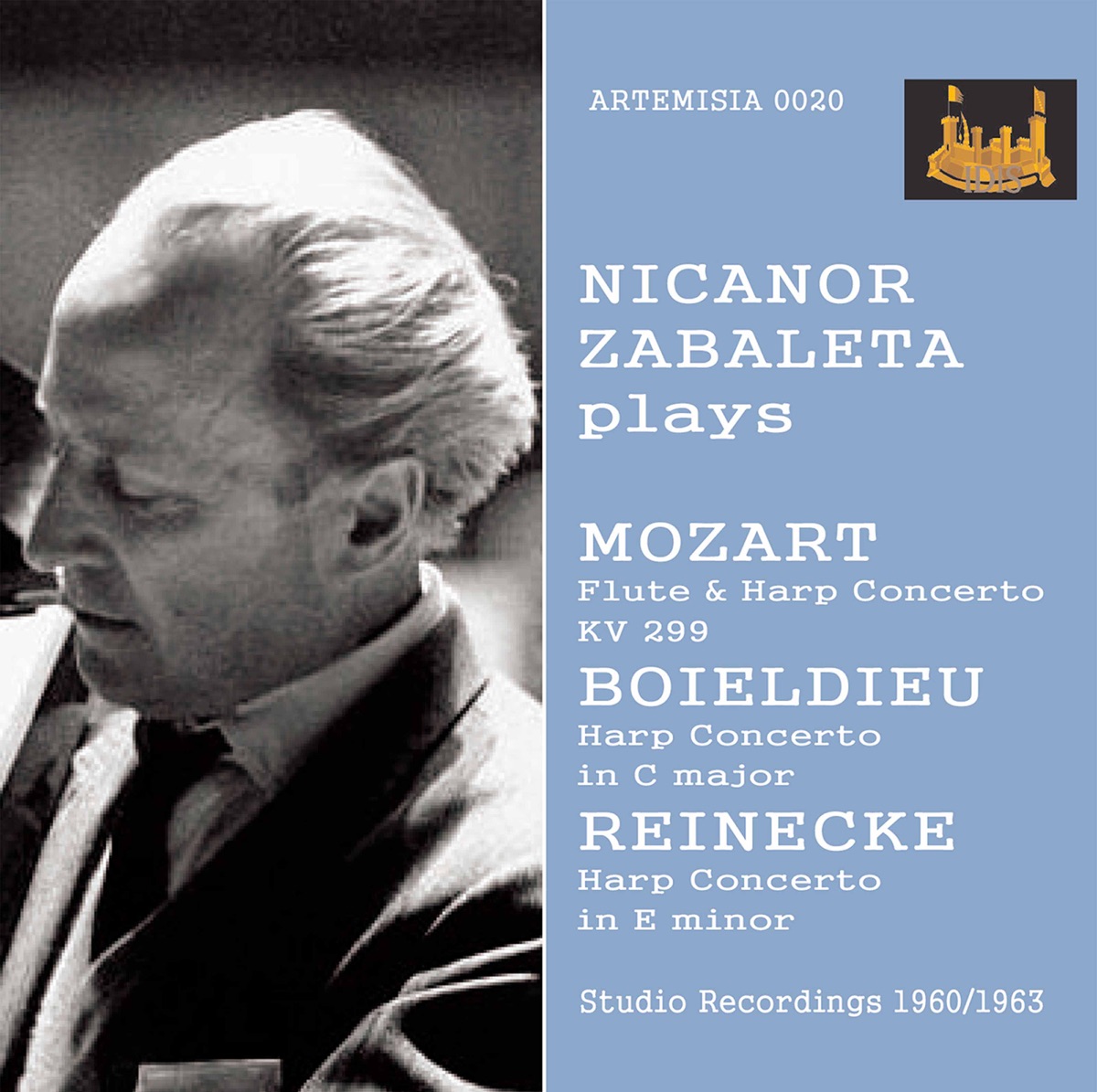 Mozart, Boieldieu & Reinecke: Works for Harp & Orchestra by Nicanor Zabaleta, Berlin Philharmonic, Rundfunk-Sinfonieorchester Berlin & Ernst Marzendorfer album cover